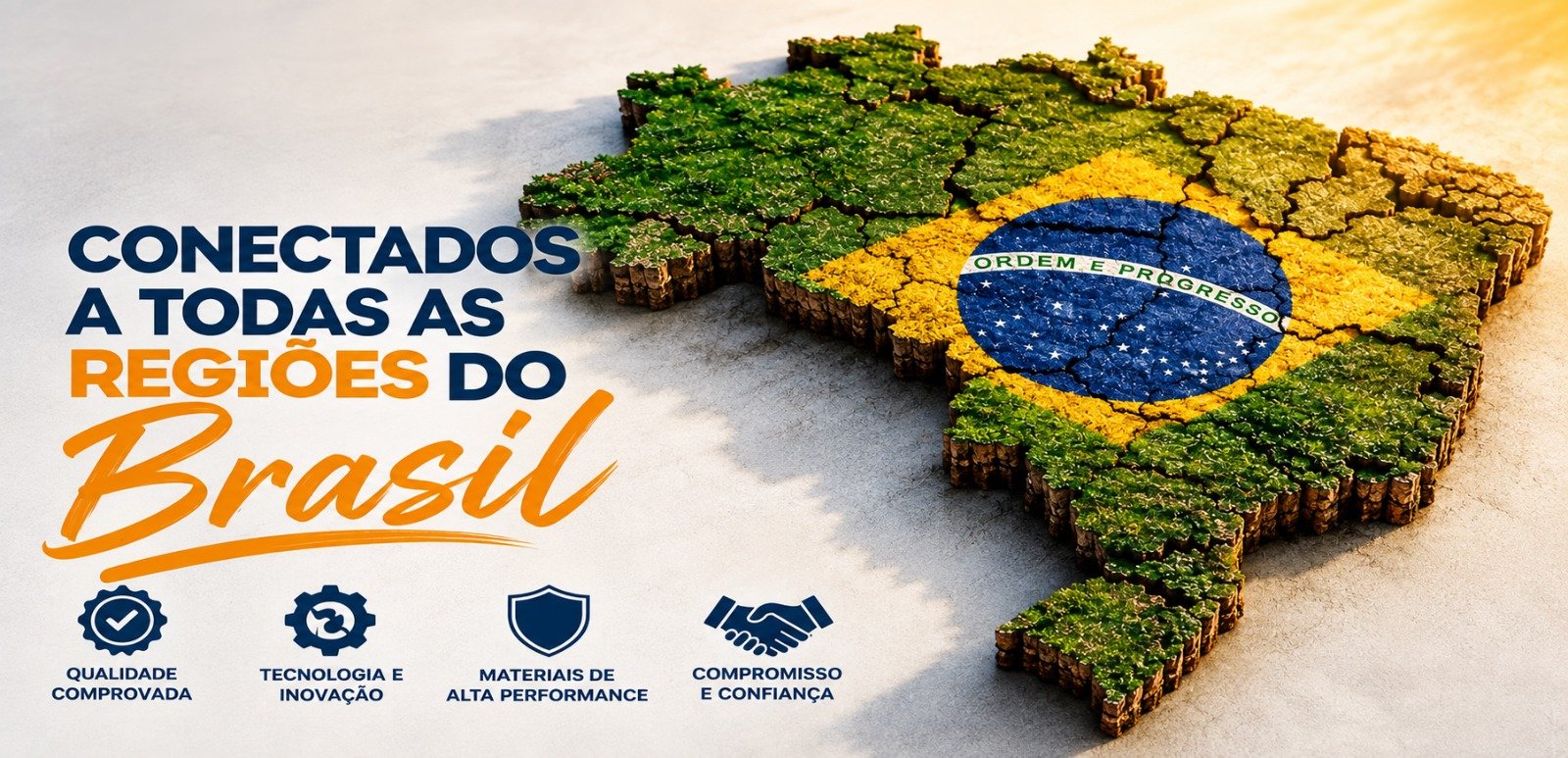 Conectados a todas as regiões do Brasil